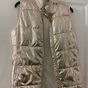 Rose Gold Packable Puffer Vest